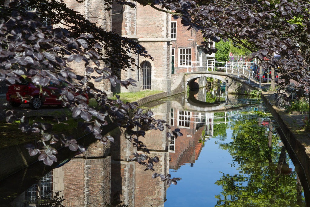 un canal à Delft