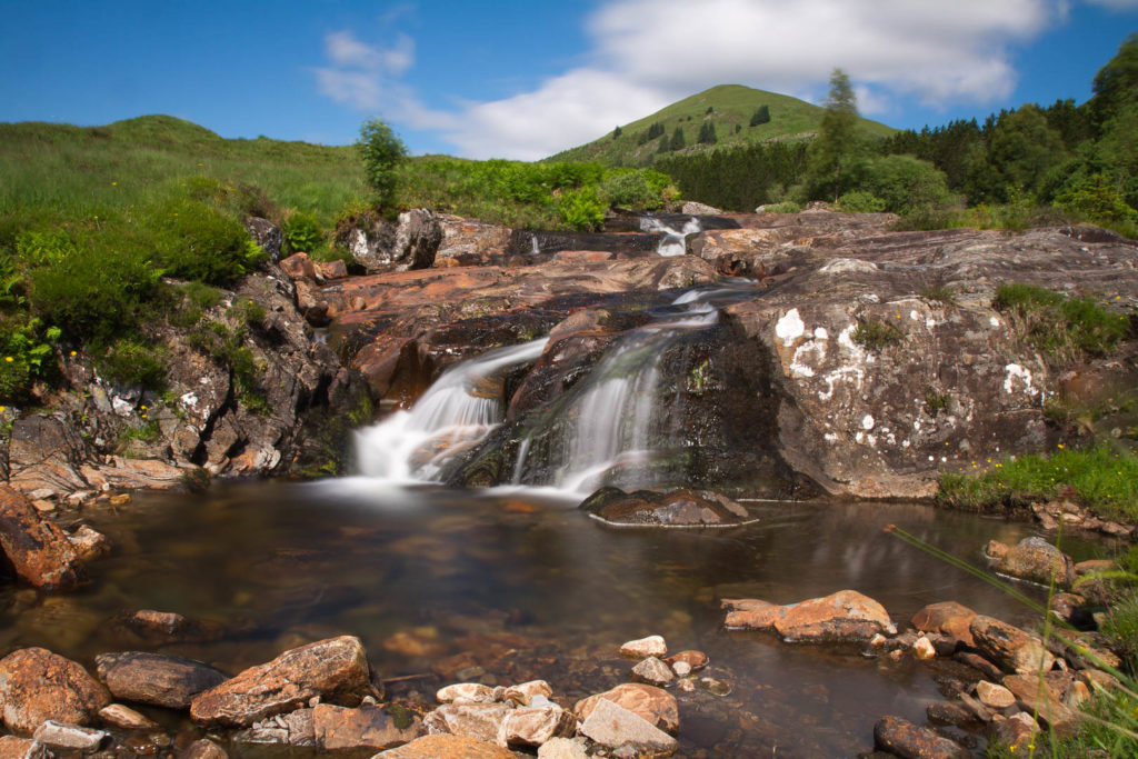 paysage de chute d'eau